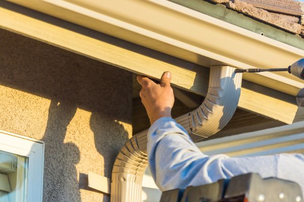 Cost of Aluminum Rain Gutter Service in Lynchburg
